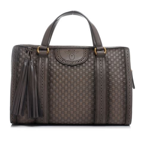 gucci duilio brogue boston black leather bag|Gucci Boston bag.